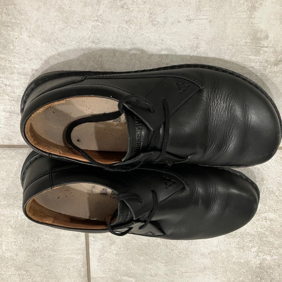 Birkenstock Memphis Men’s Black Leather Shoes – EU 43 (US M 10) - Picture 4 of 5